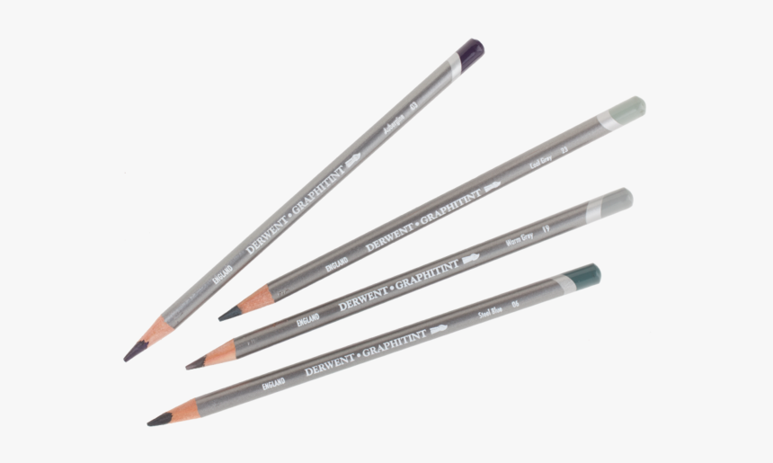 Derwent Graphitint 24 Pencil Set - Makeup Brushes, HD Png Download