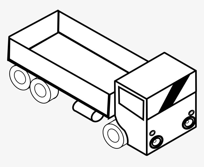 Truck Clipart Black And White - Fire Service Line Art, HD Png Download
