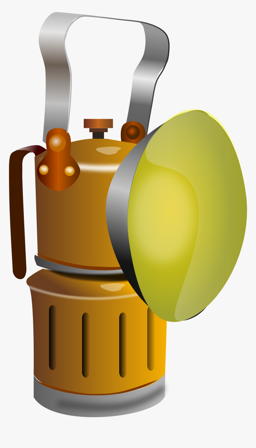 Genie Lamp Clipart Lampara - Dibujos De Lamparas De Carburo, HD Png Download