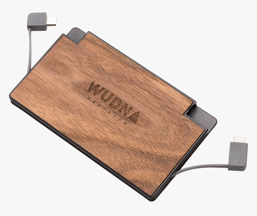 Slim Powerbank - Plywood, HD Png Download