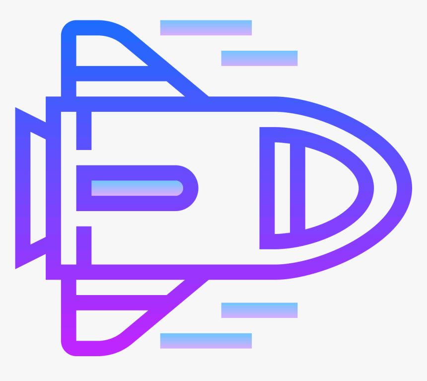 Space Shuttle Icon - Lilac, HD Png Download