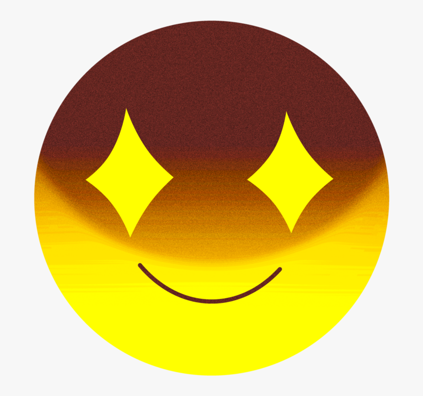 Diamond Eyes Big By - Emoji Custom, HD Png Download