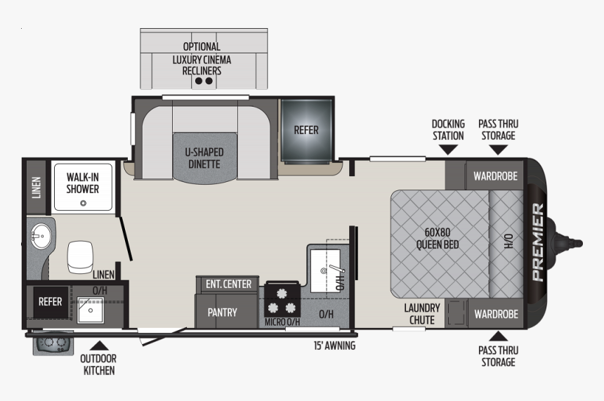 2020 Keystone Premier 22rb, HD Png Download