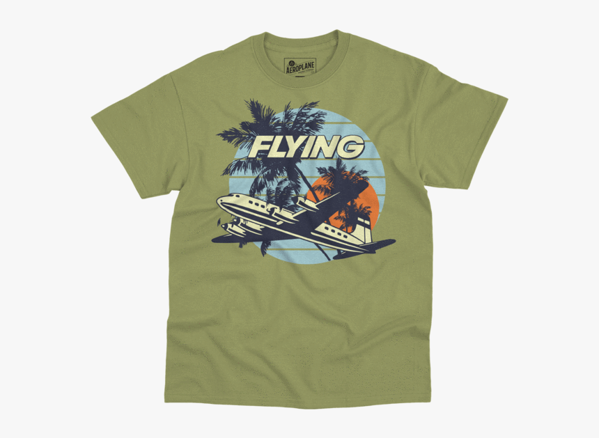 Tropical Destination Flying Aero Shop T-shirt - T-shirt, HD Png Download