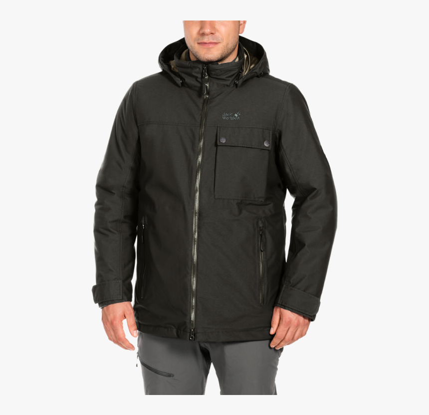 Jack Wolfskin Vernon 3 In 1 Hardshell Mens Jacket - Mackage Winter Jacket Men, HD Png Download