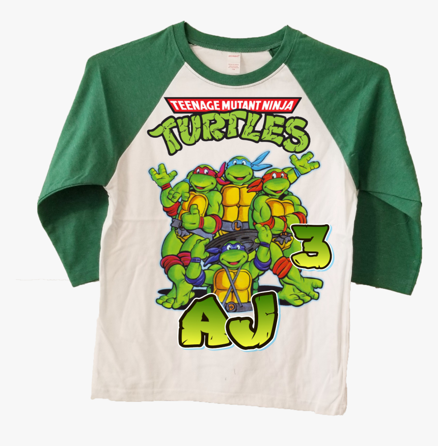 Teenage Mutant Ninja Turtles Green Raglan Teenage Mutant Ninja
