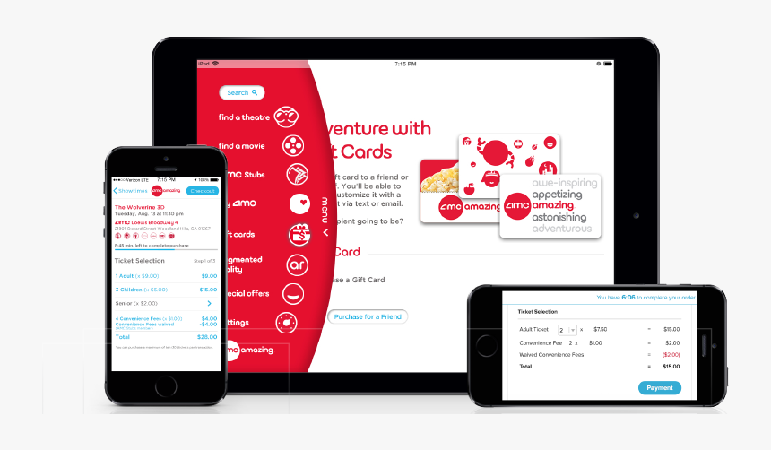 Amc Theatres Mobile , Png Download - Iphone, Transparent Png