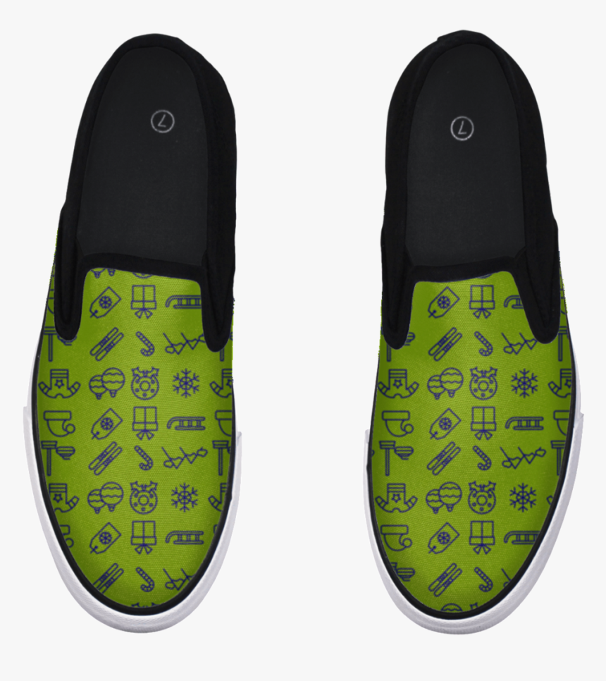 Christmas Icons Slip-on Shoe - Slip-on Shoe, HD Png Download