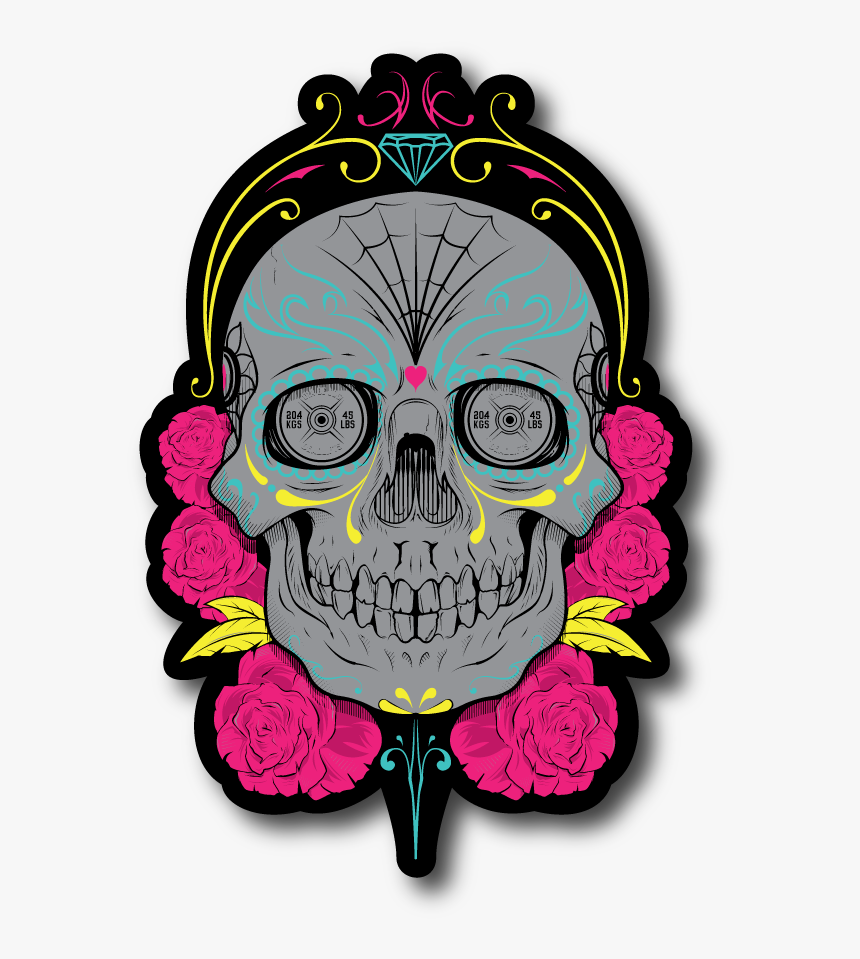 Crossfit Project X Dia De Los Deadlifts Remix Sticker - Illustration, HD Png Download