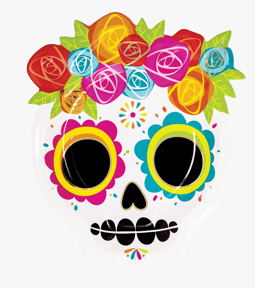 Paper Plate Sugar Skull Masks, HD Png Download