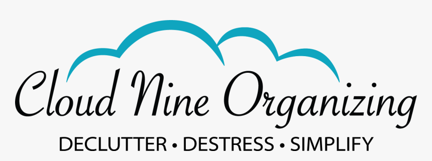 Declutter, Destress & Simplfy With Cloud Nine Organizing - Calligraphy, HD Png Download