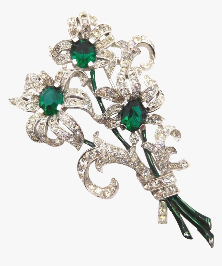 Brooch Clip Vintage - Diamond, HD Png Download
