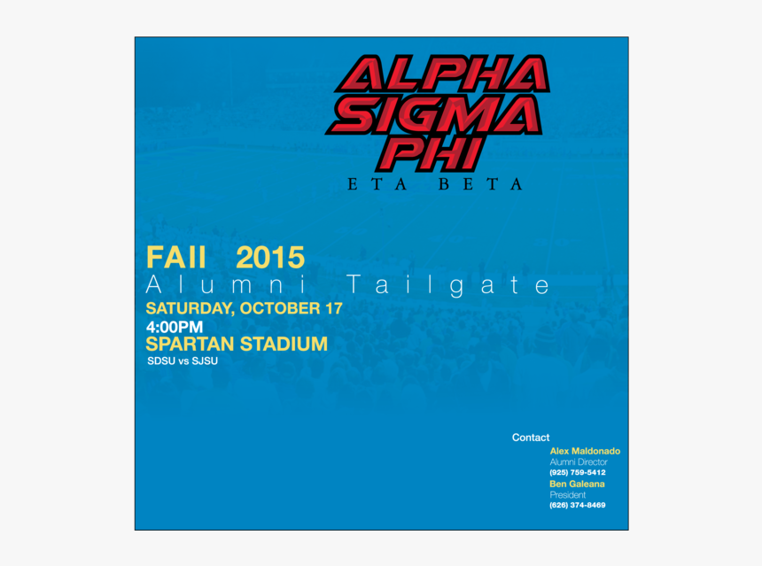 Alpha Sigma Phi Rush Flier, HD Png Download