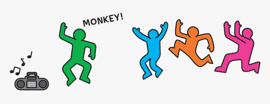 One Person Shouts Out Monkey - Change For Life Characters, HD Png Download