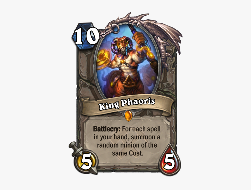 King Phaoris Hearthstone, HD Png Download