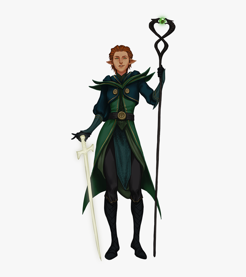 Dragon Age Origin Character Design, HD Png Download