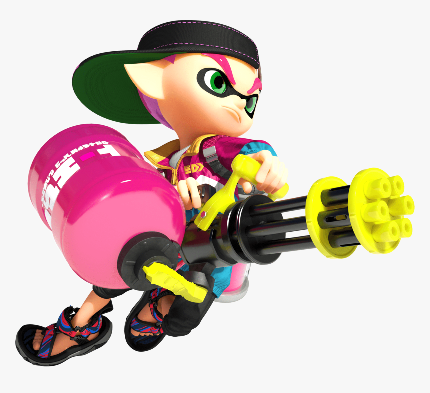 Splatoon 2 Machine Gun, HD Png Download