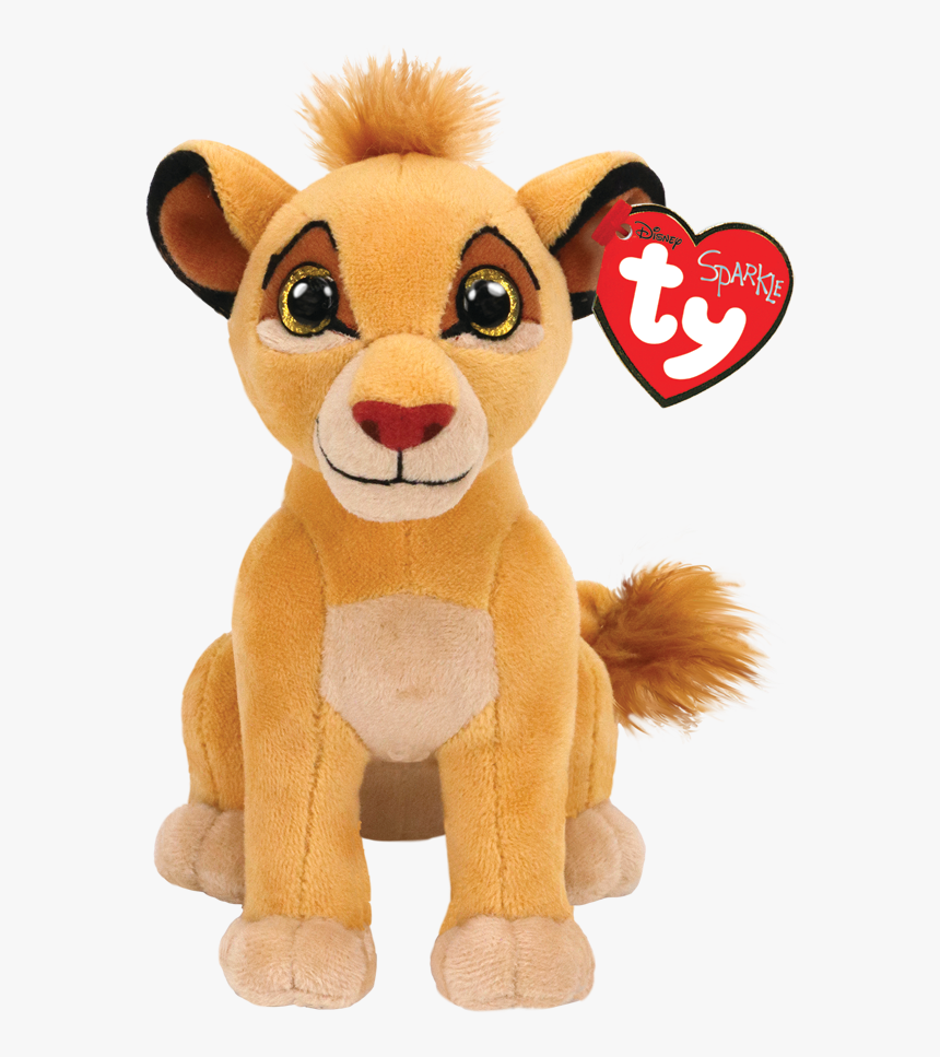Lion King Simba Regular Beanie Babies 
 Title Lion - Beanie Babies Simba, HD Png Download