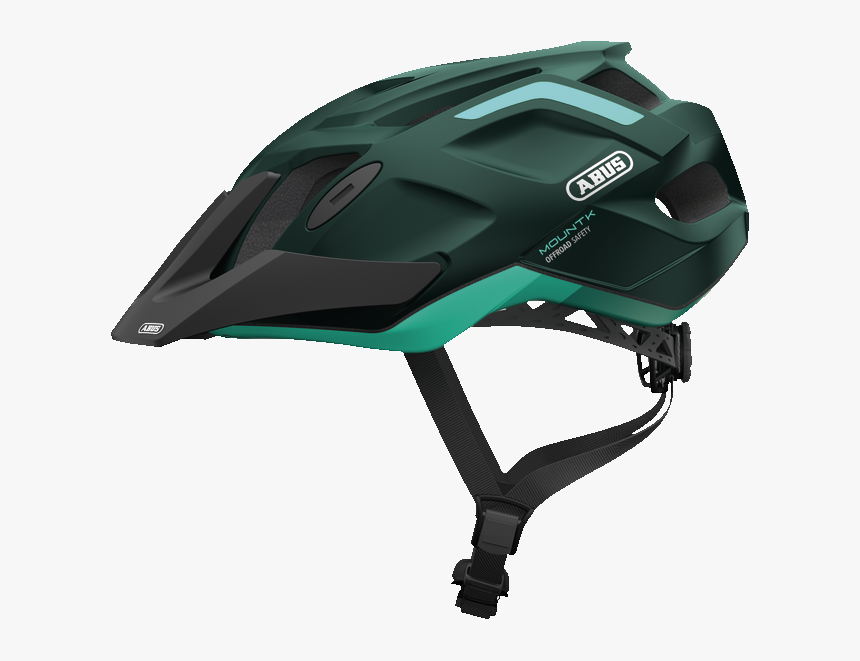 Mountk Smaragd Green Side View - Abus Mtb Helmet, HD Png Download
