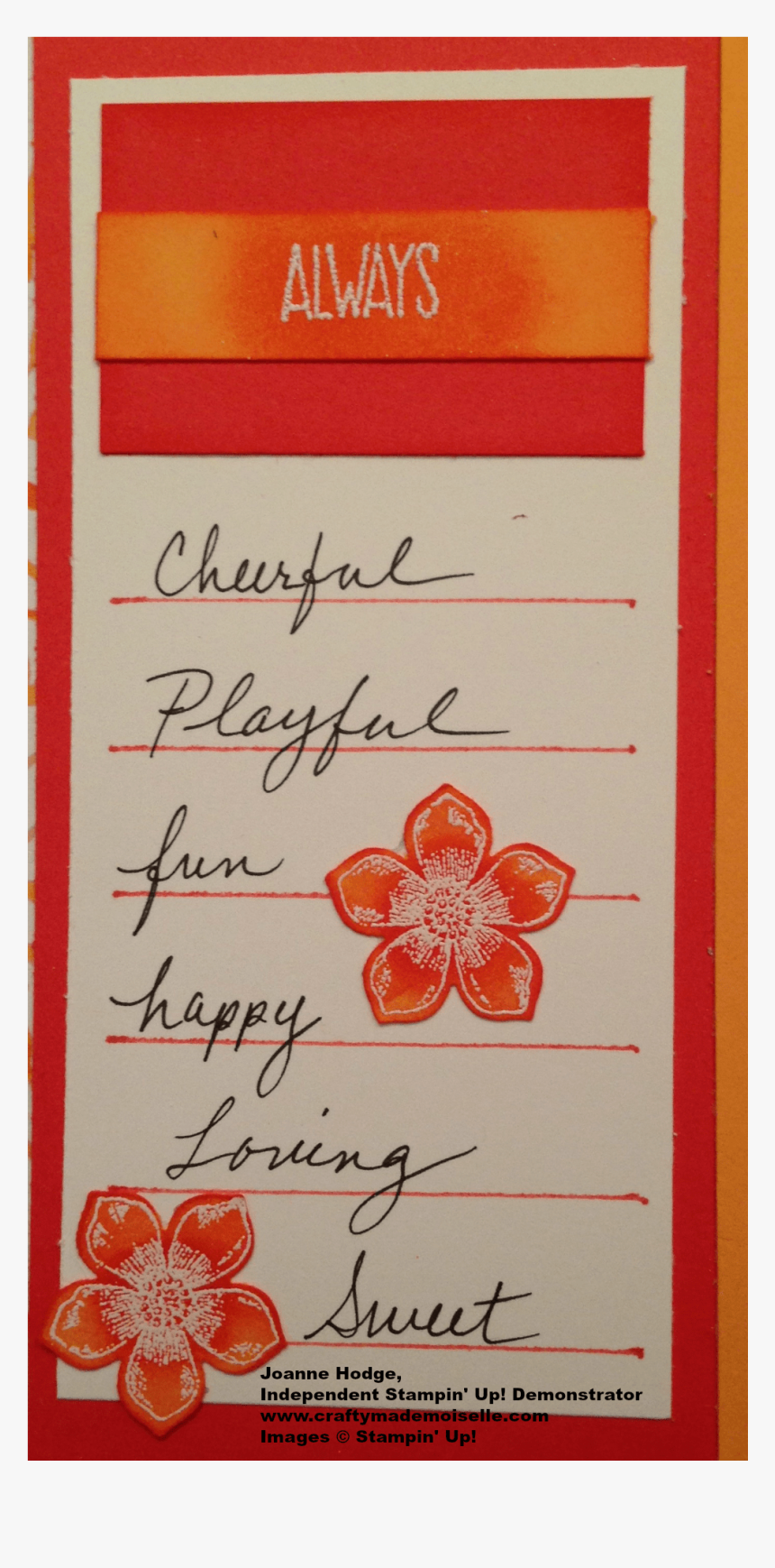Su Scrapbook Page You Are My Sunshine Journal Card - Hibiscus, HD Png Download
