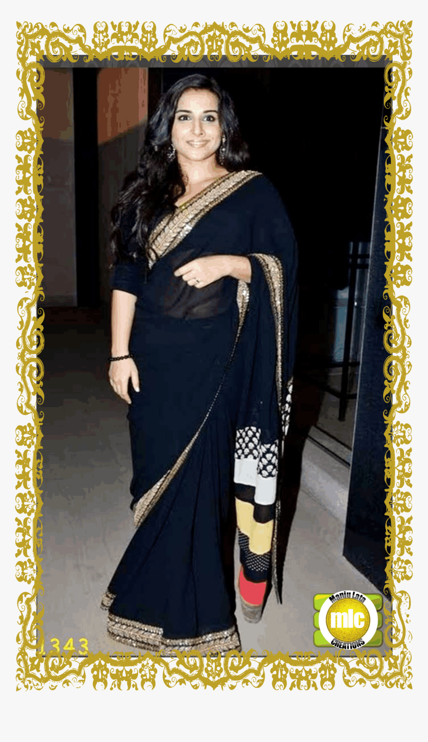 Buy Indian Bollywood Designer Replica Vidya Balan Gorgeous - Vidya Balan, HD Png Download