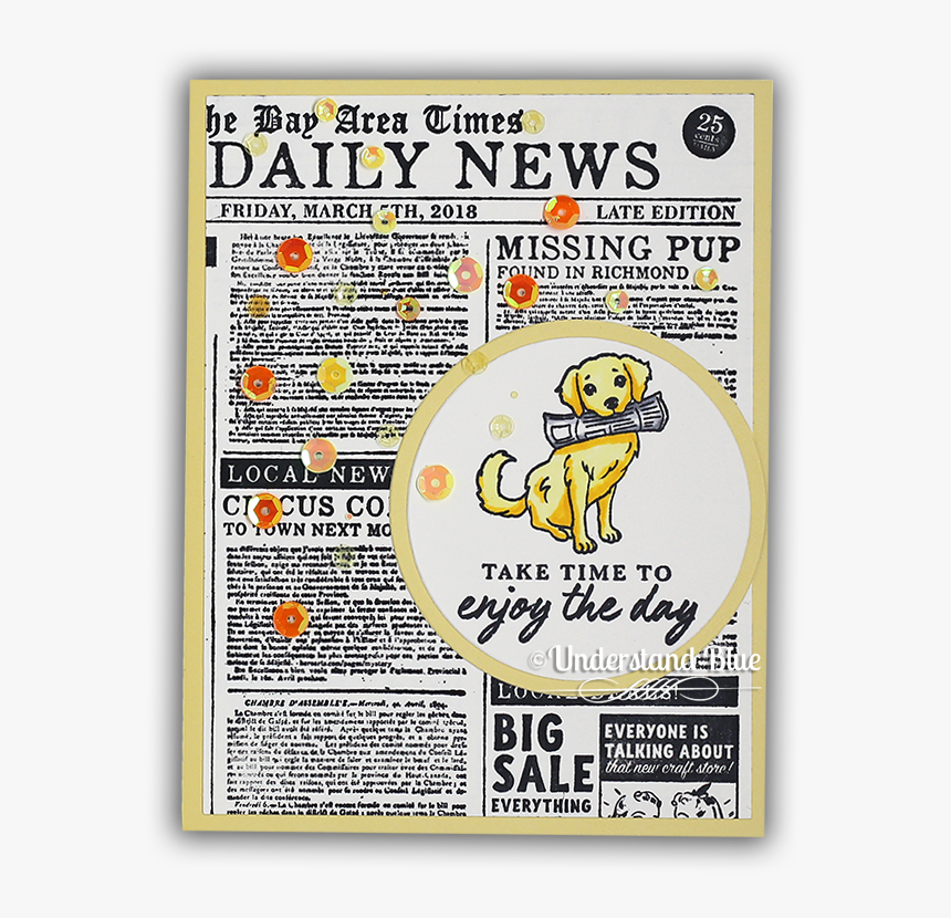 Dog Card By Understand Blue - Puppy, HD Png Download