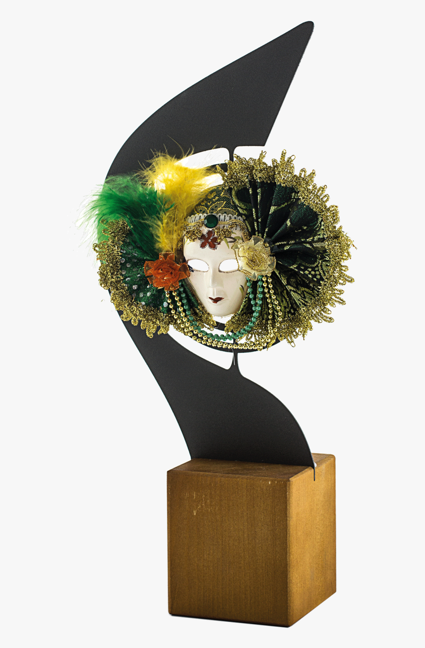 Trofeo Máscara Carnaval Metal - Máscara Carnaval, HD Png Download