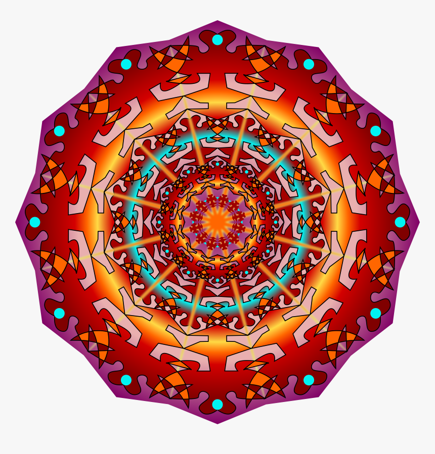 Mandala Simple Vector Png - Circle, Transparent Png
