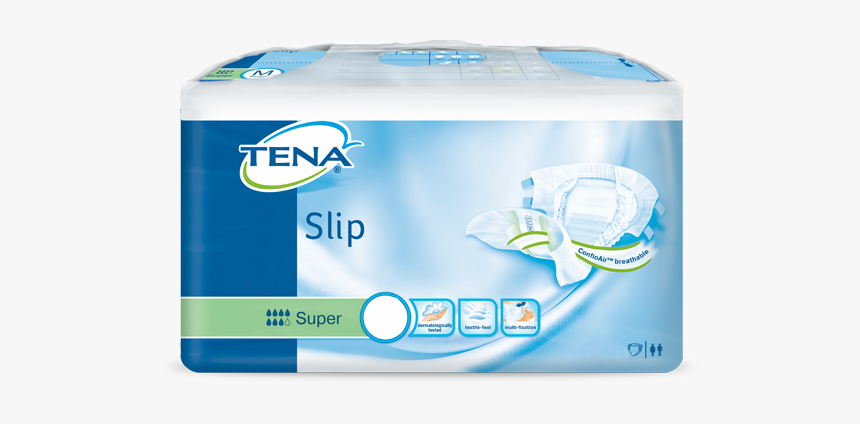 Tena Slip Confioair Super Packshot - Tena Slip Super Medium, HD Png Download
