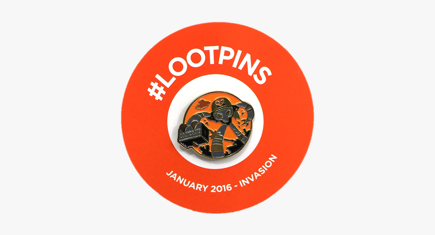 Loot Crate Exclusive Invasion Pin January - Illustration, HD Png Download