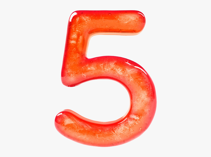 5 Number Png Free Download - 一 周年 快乐, Transparent Png