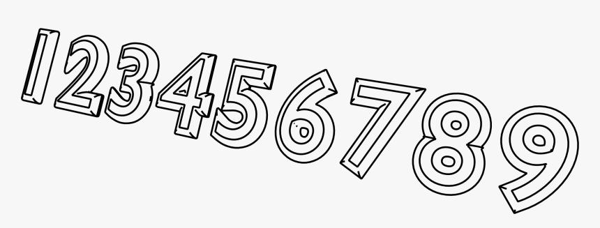 Clipart For Number 1 Freeuse Stock Clipart - Numbers 1 9 Png, Transparent Png