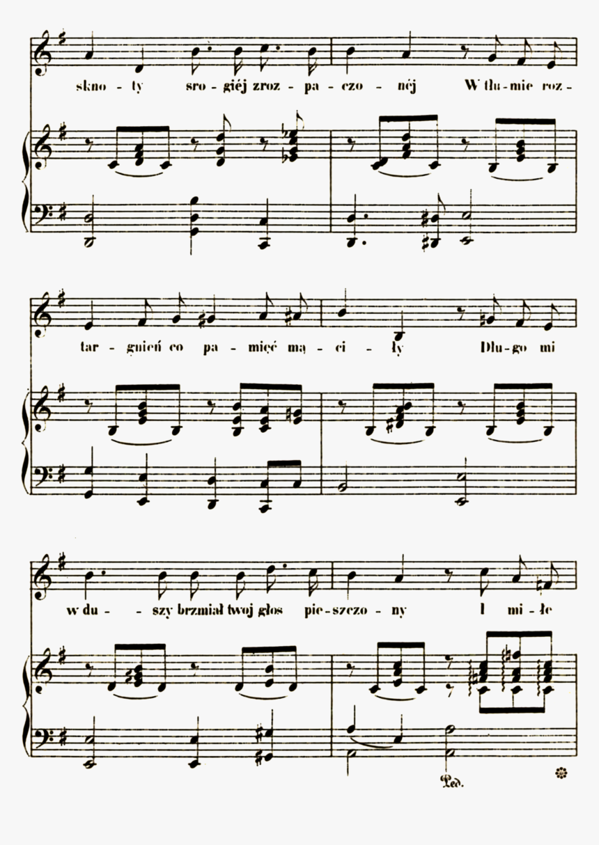 Wspomnienie Z Puszkina Page05 - Sheet Music, HD Png Download