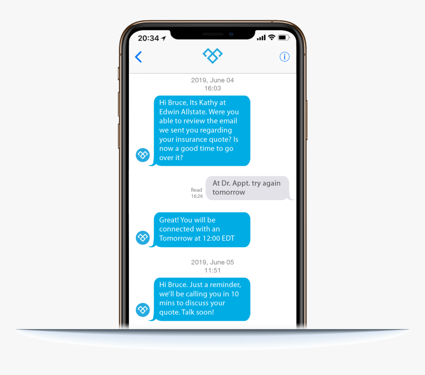 Converting An Enquiry Into Lead Using Meera Ai On Mobile - Mobile Phone, HD Png Download
