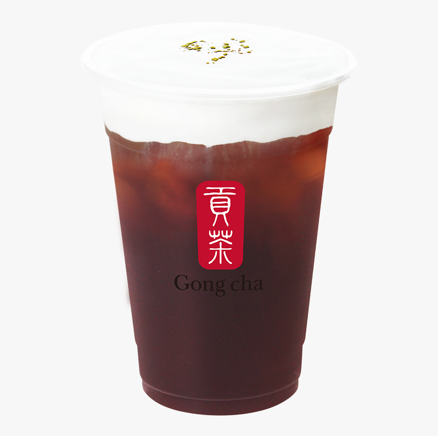 Milk Foam Black Tea - Gong Cha, HD Png Download