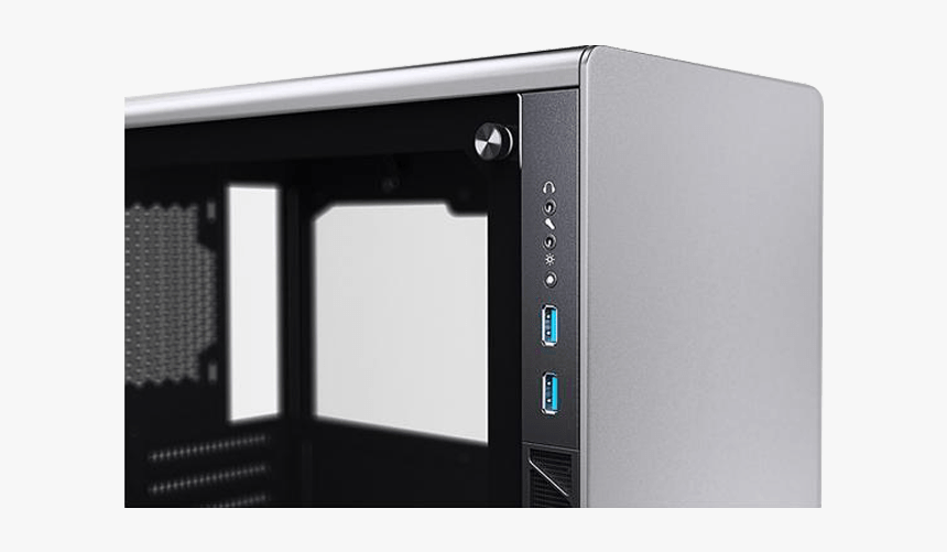Neo Micro V2 Tempered Glass, No Psu, Microatx, Silver, - Desktop Computer, HD Png Download