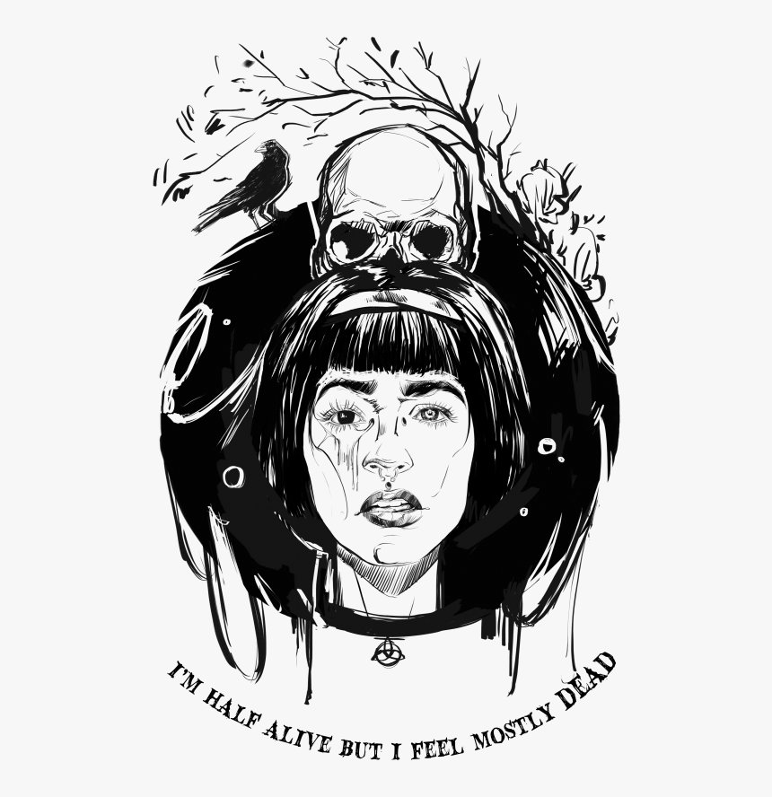 I’m Half Alive Tshirt-factory - Half Alive T Shirt, HD Png Download