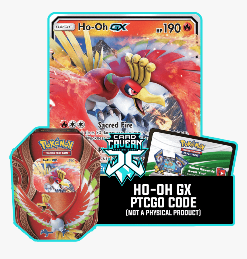 Pokemon Gx Ho Oh, HD Png Download
