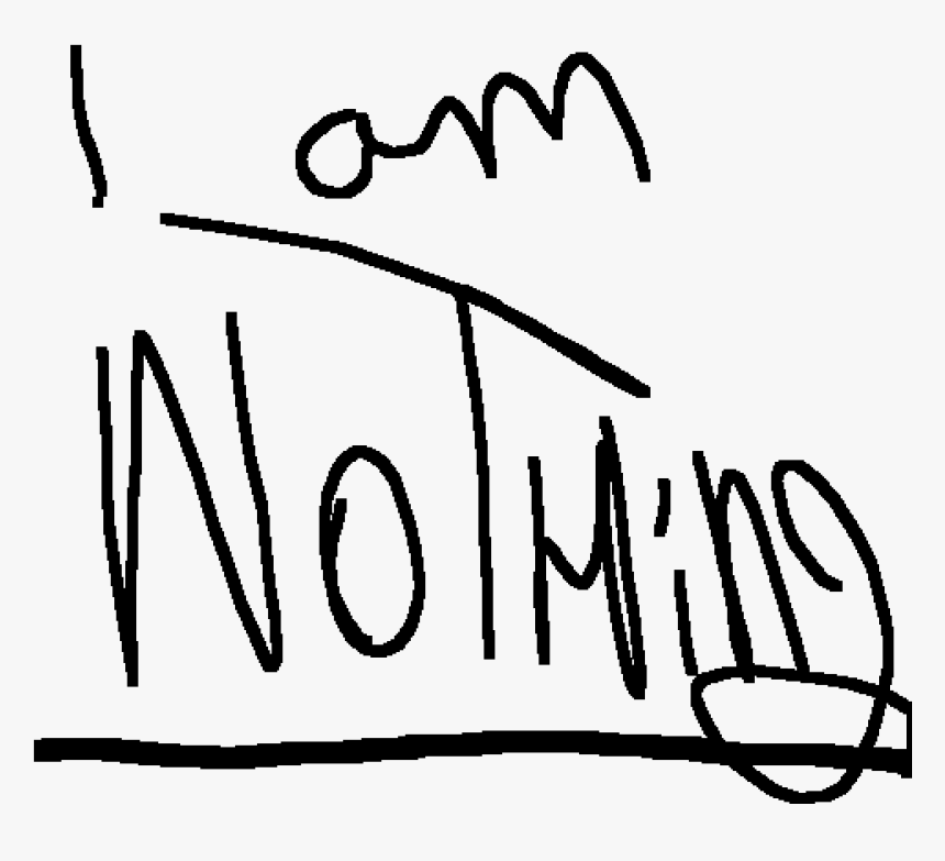 I Am Quite The Depressed Bean - Calligraphy, HD Png Download