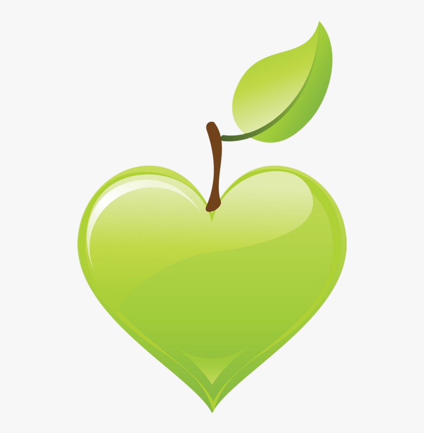 A Healthy Heart Can Give You A Good Life - Pale Green Heart Clipart, HD Png Download