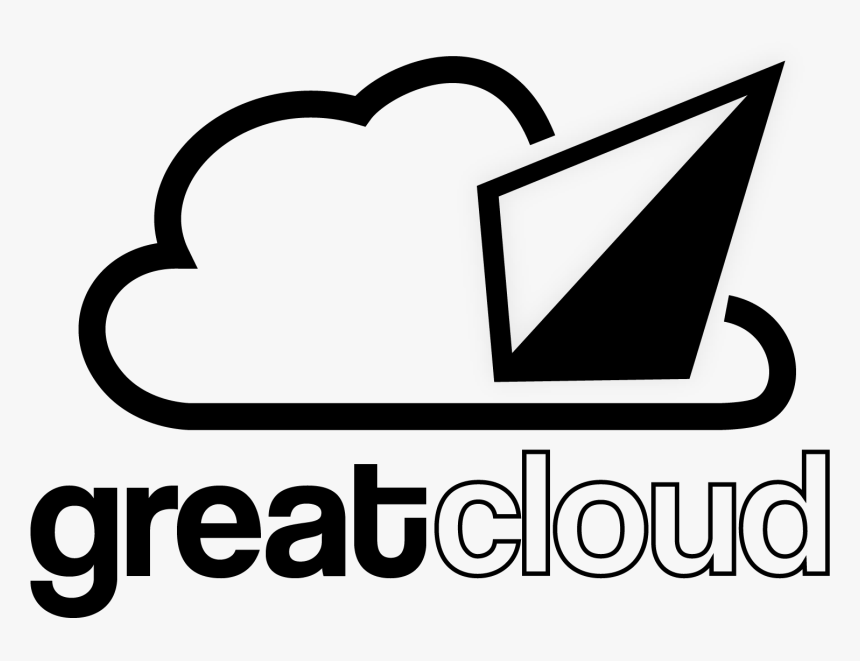 Greatcloud With Text In Black, HD Png Download