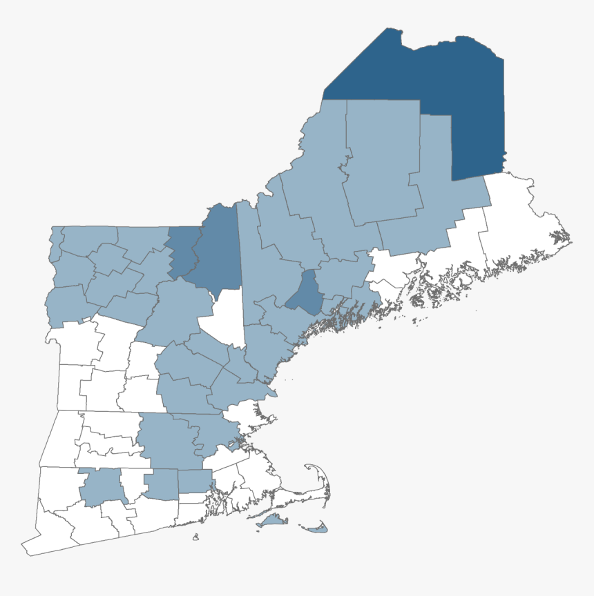 French Speaking Maine Map, HD Png Download