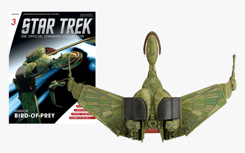 What S In Each Issue - Klingon Bird Of Prey Eaglemoss, HD Png Download