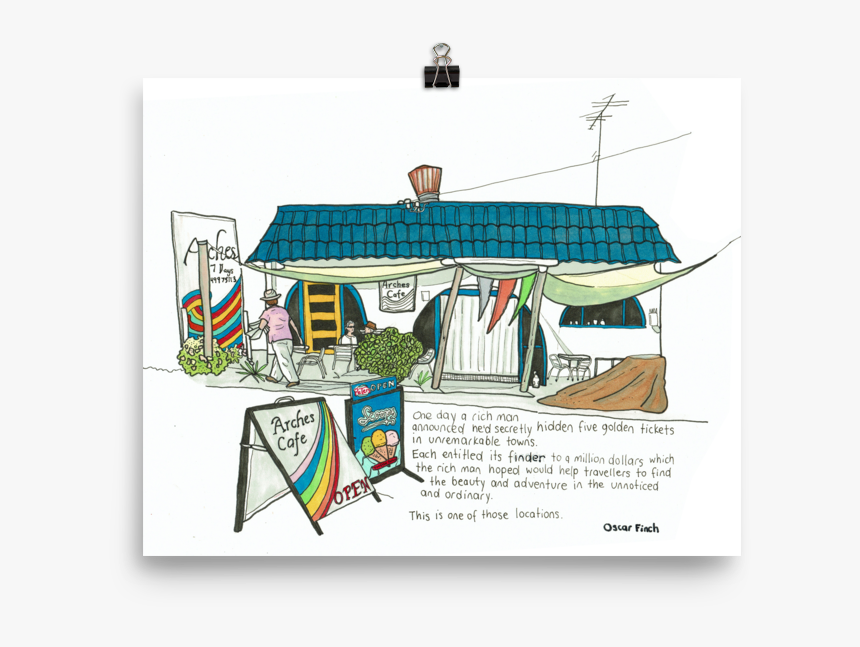 The Ordinary Cafe - Illustration, HD Png Download