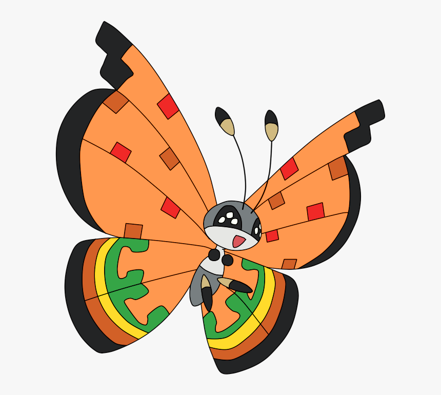 Pokemon Vivillon, HD Png Download