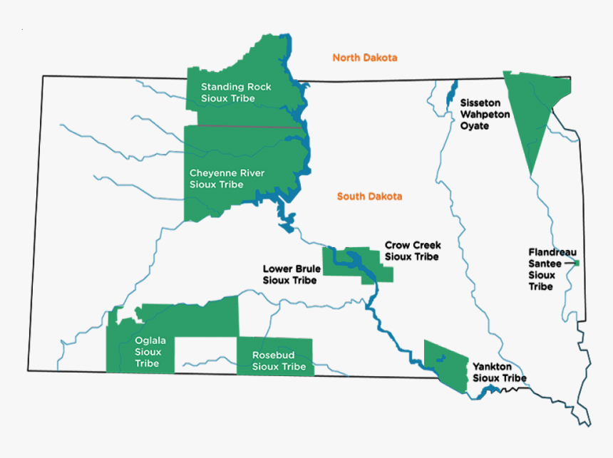 Oyate Trail South Dakota Map, HD Png Download