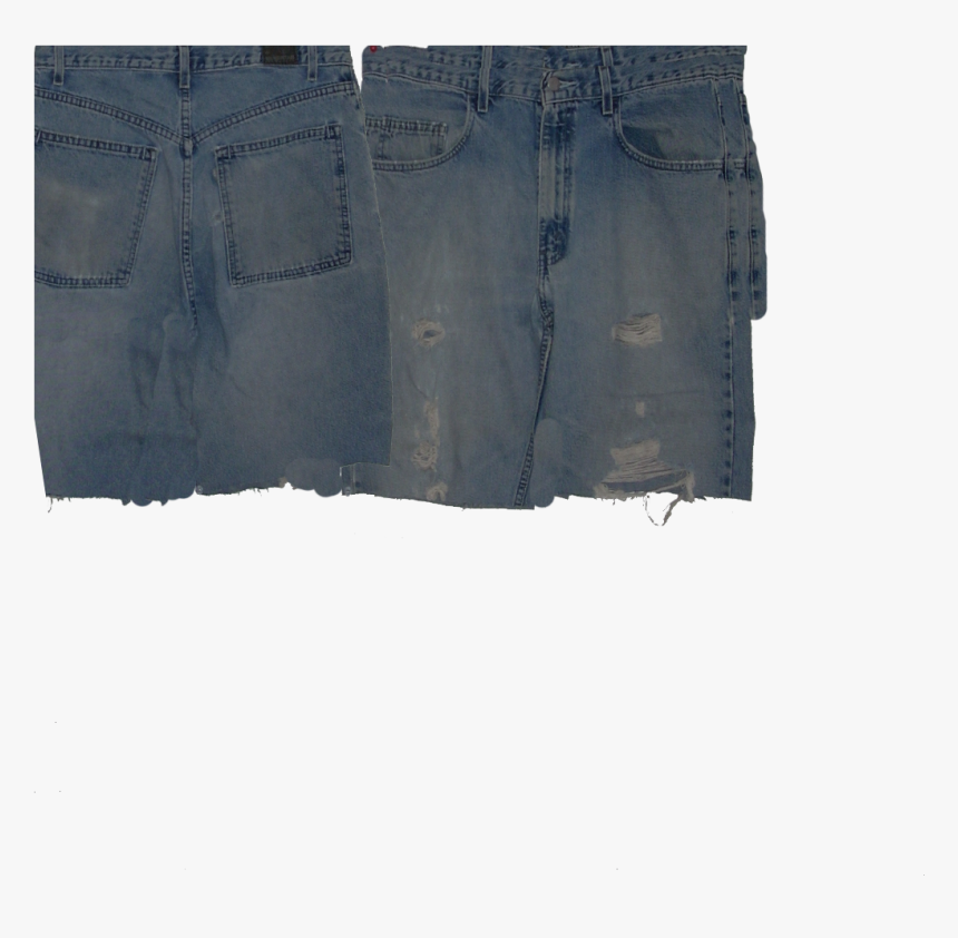 Cut-off Jean Shorts - Pocket, HD Png Download