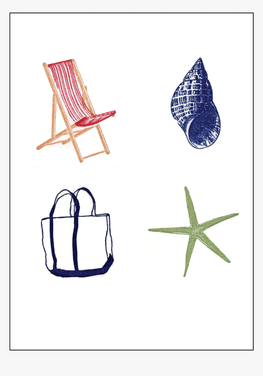 Vintage Beach Png - Chair, Transparent Png