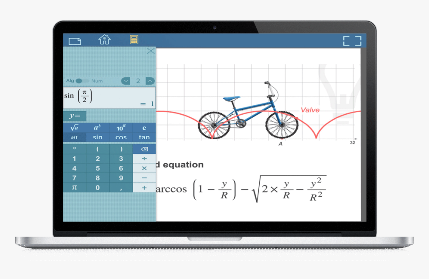 Une Activité Réalisée Sur Cabri Express Sur Un Ordinateur - Display Device, HD Png Download