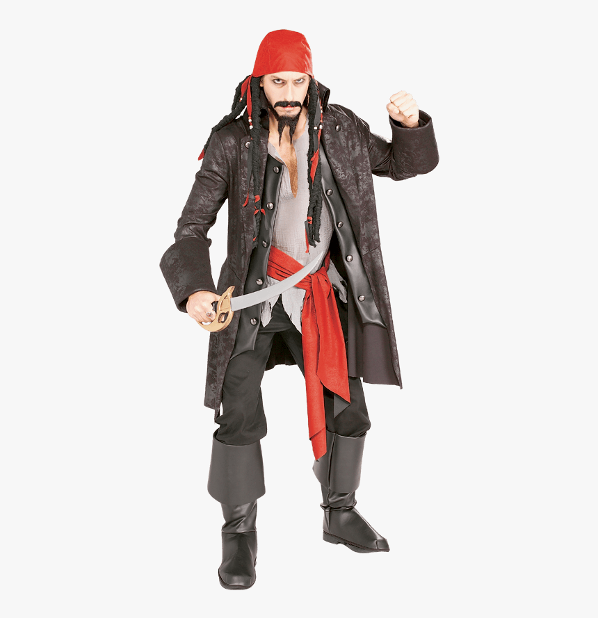 Mens Captain Cutthroat Pirate Costume - Pirate Costume Ideas Men, HD Png Download